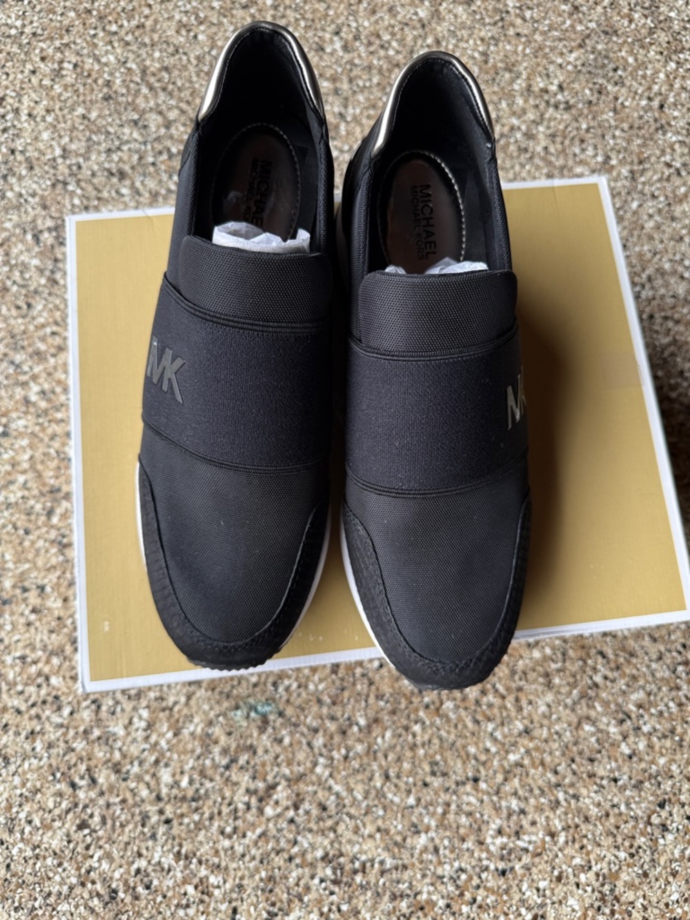 Michael Kors Women’s Slip-On Sneakers in Black - Picture 4 of 6